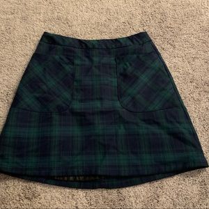 Plaid mini skirt